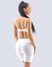 Damskie bokserki wyższe 03017P GINA biały