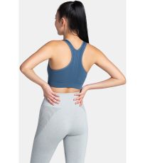 Damski bezszwowy biustonosz sportowy WINIE-W KILPI Ciemny niebieski