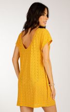 Damska tunika plażowa 6F342 LITEX piaskowy