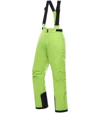 Dziecięce spodnie narciarskie LERMONO ALPINE PRO lime green