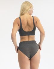 Klasyczne figi z szerokim bokiem 00039P GINA szaro-biały