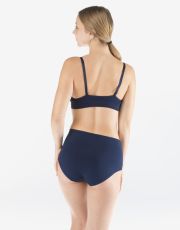 Klasyczne majtki ze wzmocnionym pasem 00052P GINA lukrecja-pomidorowy