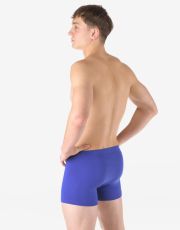 Męskie bokserki z krótkimi nogawkami 73125P GINA niebieski