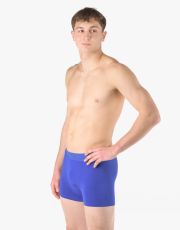 Męskie bokserki z krótkimi nogawkami 73126P GINA niebieski