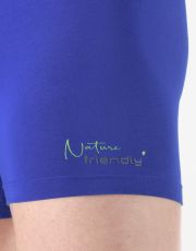 Męskie bokserki z dłuższymi nogawkami 74163P GINA niebieski, oliwkowy