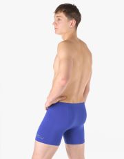 Męskie bokserki z dłuższymi nogawkami 74163P GINA niebieski, oliwkowy