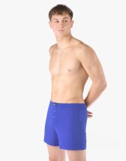 Męskie bokserki luźne 75194P GINA niebieski