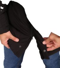 Męski ocieplany płaszcz NELSON-M KILPI Czarny