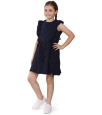 Dziecięca sukienka z falbanami DIRVO NAX mood indigo