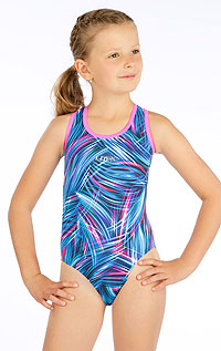 Jednoczęściowy strój kąpielowy sportowy dla dziewcząt 6G411 LITEX