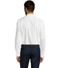 Męska koszula z długim rękawem BRODY MEN SOĽS biały