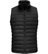 Męska pikowana kamizelka z piór WILSON BW MEN SOĽS Czarny