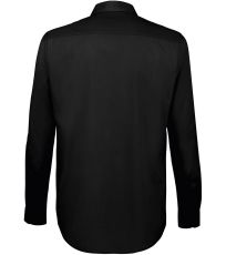 Męska koszula z długim rękawem BALTIMORE FIT SOĽS Czarny