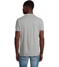 Męska koszula polo PLANET MEN SOĽS Szary melanż