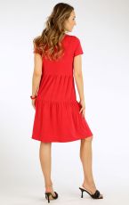 Sukienka damska z krótkim rękawem 5G025 LITEX czerwony
