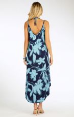 Długa sukienka na ramiączkach damska 5G051 LITEX 