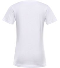 Dziecięcy t-shirt z bawełny organicznej ECOMO 3 ALPINE PRO biały