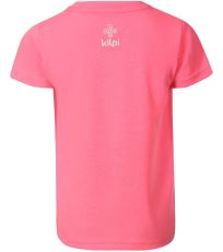 Dziewczęcy t-shirt bawełniany ALBION-JG KILPI Różowy