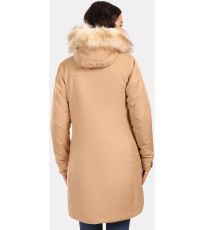 Damski płaszcz zimowy PERU-W KILPI Beżowy
