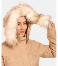 Damski płaszcz zimowy PERU-W KILPI Beżowy