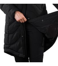 Damska długa kurtka zimowa RAELYNN NORTHFINDER czarny