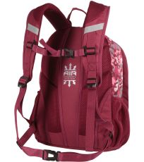 Dziecięcy szkolny plecak 25l ze święcącym logo NERAX ALPINE PRO anemone