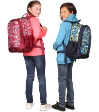 Dziecięcy szkolny plecak 25l ze święcącym logo NERAX ALPINE PRO anemone