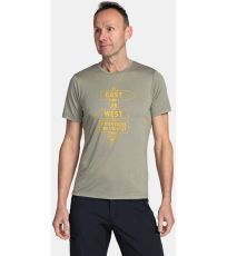 Męski t-shirt funkcyjny GAROVE-M KILPI Ciemnozielony