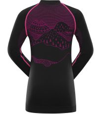 Podkoszulek dziecięcy z długim rękawem KRIOSO 5 ALPINE PRO fuksjowy