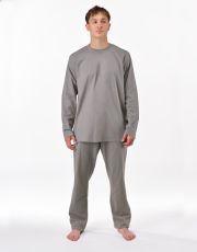 Męska piżama długa 79195P GINA