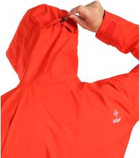 Męska kurtka typu hardshell TRINITY-M KILPI czerwony