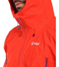 Męska kurtka typu hardshell TRINITY-M KILPI czerwony