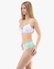 Damskie klasyczne majtki 10247P GINA aqua
