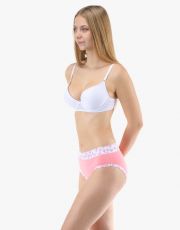 Klasyczne majtki damskie 10295P GINA różowy cukier