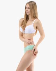 Damskie majtki biodrówki z szerszym bokiem 16152P GINA aqua