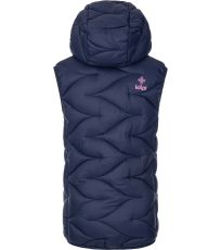 Dziewczęca ocieplana kamizelka TOMM-JG KILPI Ciemny niebieski