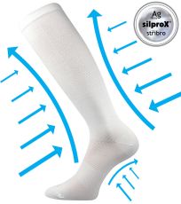 Skarpety kompresyjne unisex Croma VoXX® biały