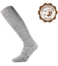 Wełniane podkolanówki unisex Ještěd Boma szary / miękki