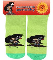 Skarpetki niemowlęce - 3 pary Krecik frotte Boma mix A - chłopiec