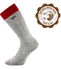 Skarpety frotte unisex Haumea VoXX® ciemno czerwony