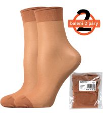 Skarpety nylonowe - 2 pary NYLON 20DEN Lady B