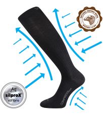 Podkolanówki kompresyjne męskie Woolax VoXX® czarny