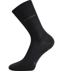 Skarpetki z wełny merino unisex - 3 pary Dewool Lonka czarny