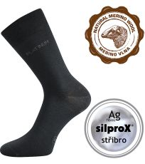 Skarpetki z wełny merino unisex - 1 para Dewool Lonka ciemno szary