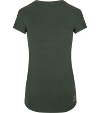 Damski t-shirt funkcyjny TORNES-W KILPI Ciemnozielony