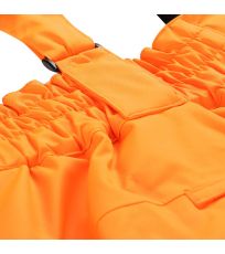 Męskie spodnie narciarskie SANGO 9 ALPINE PRO neonowy pomarańczowy