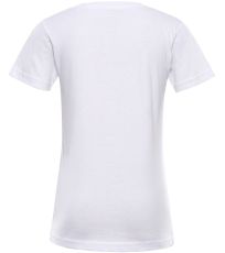Dziecięcy t-shirt z bawełny organicznej ECOMO 3 ALPINE PRO biały