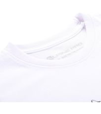 Dziecięcy t-shirt z bawełny organicznej ECOMO 3 ALPINE PRO biały