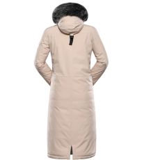 Damski płaszcz zimowy z membraną PTX WUSSA ALPINE PRO beżowy