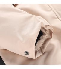 Damski płaszcz zimowy z membraną PTX WUSSA ALPINE PRO beżowy